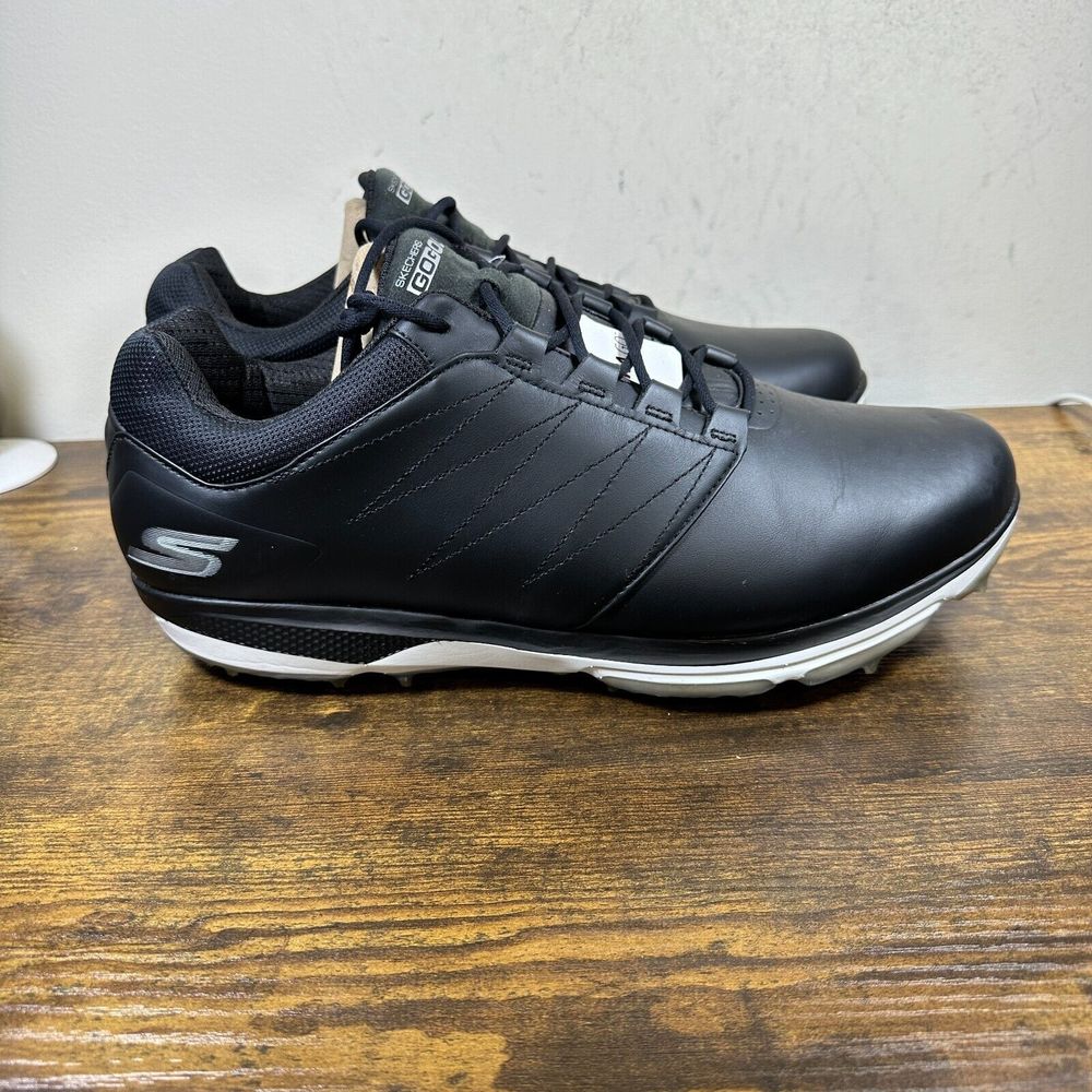 Skechers Go Golf Pro 4 Black Golf Shoes Men's Size 12.5